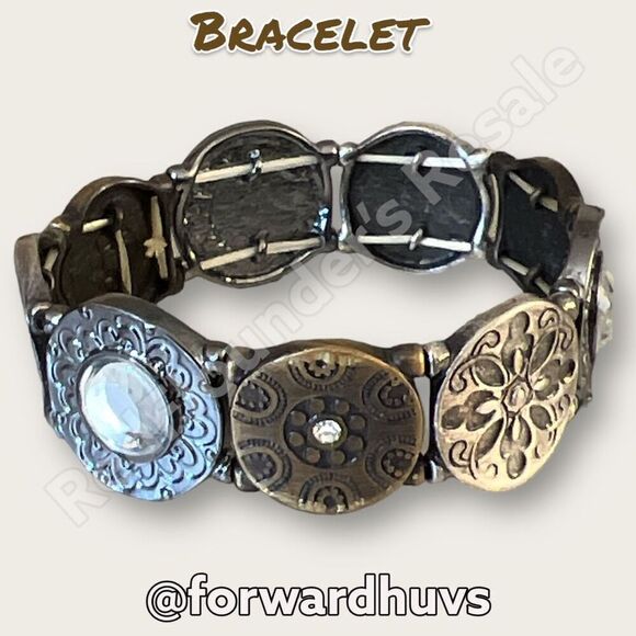 Stretch TriColored Bracelet - Picture 5 of 6